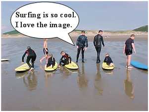 By faith Cartoons. The Surf is up!